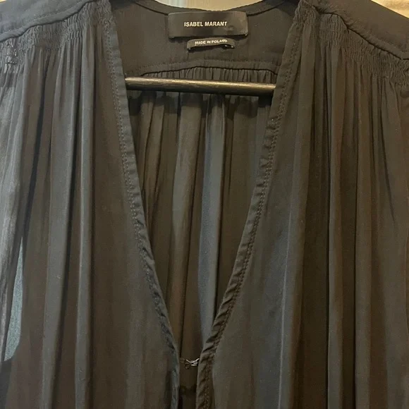 Isabel Marant Black Ruffled Blouse - Picture 3 of 4